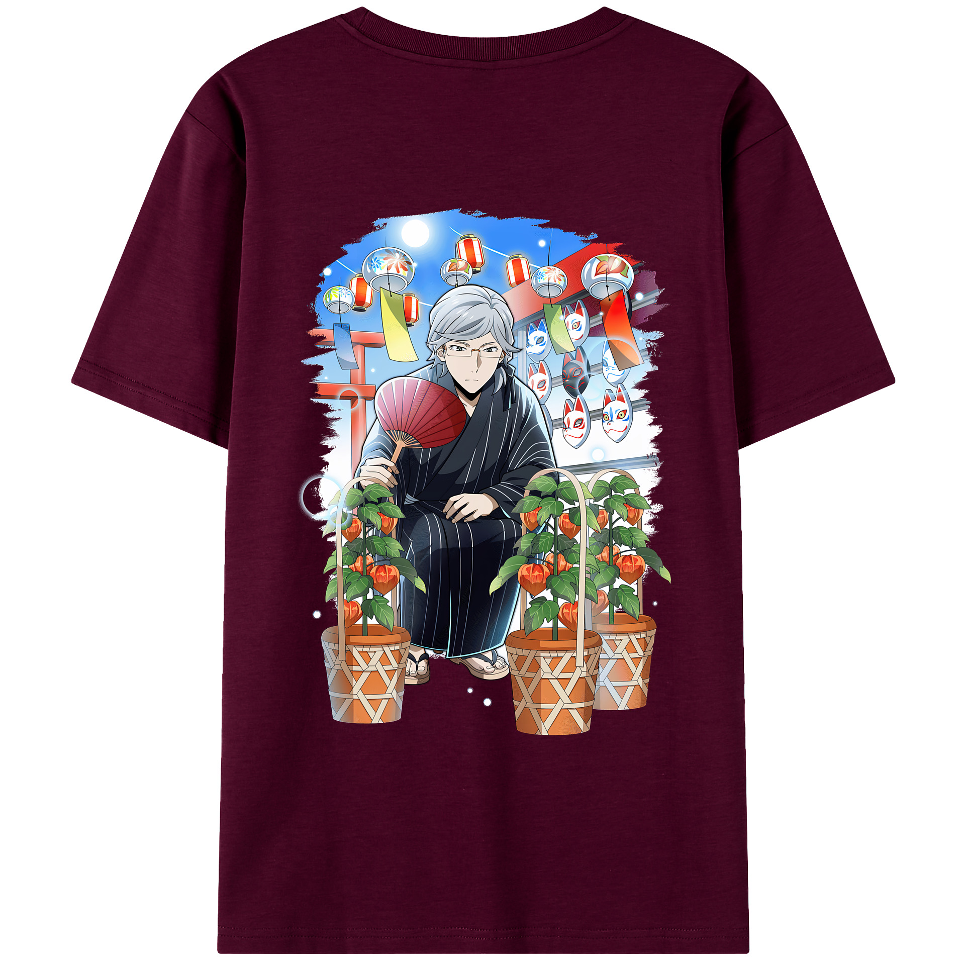 （画像用） 文豪ストレイドッグス Bungo Stray Dogs レディース半袖Tシャツ(バックプリント)
